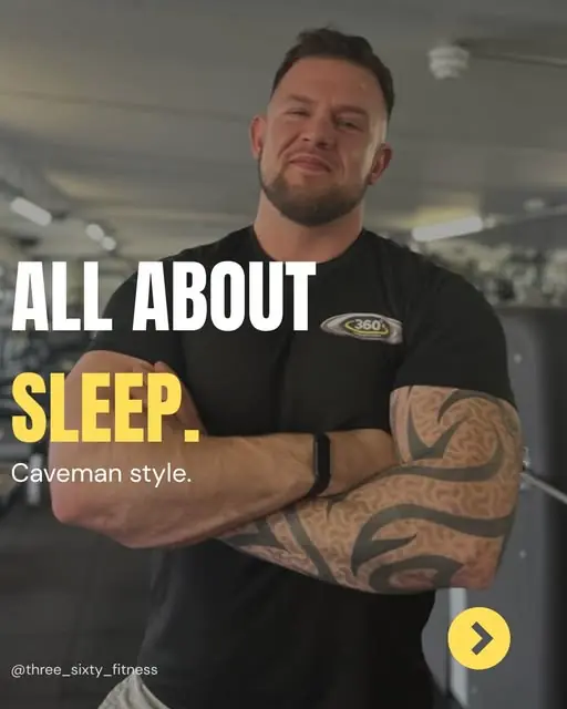 A coach talking to camera about sleep and recovery